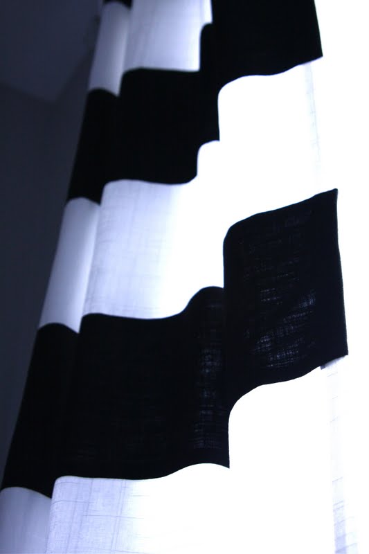 How To Make Striped Drapes Using Ikea Drapery Panels Markova Design