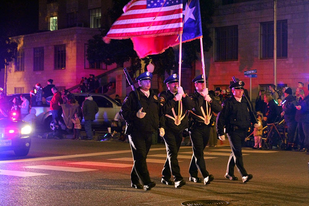 Gypsy Beard Greenville, Texas Christmas Parade in Downtown