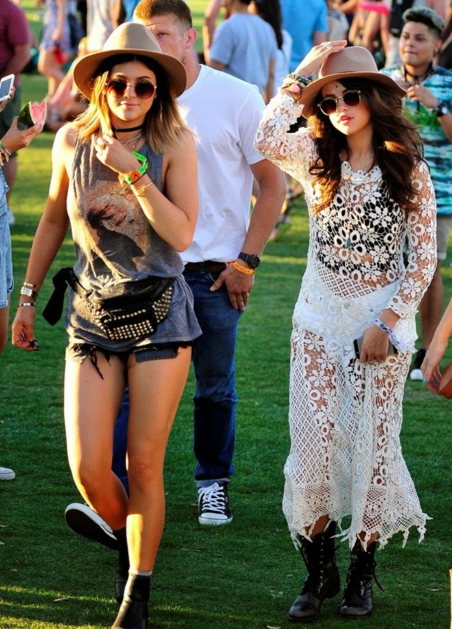 Blog de la Tele: Selena Gomez con Kylie y Kendall Jenner en Coachella 2014