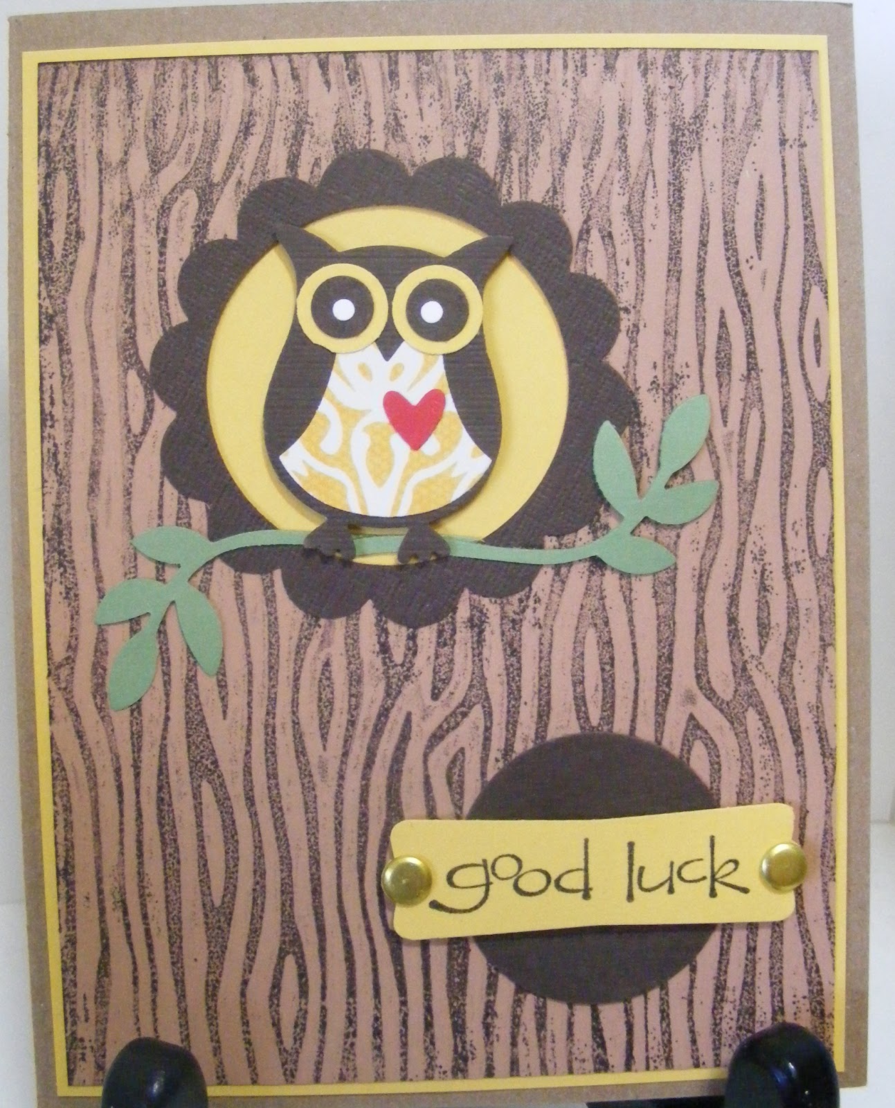 Cards By §hawnie Good Luck Owl