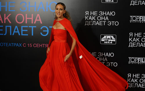 cape dress red carpet
