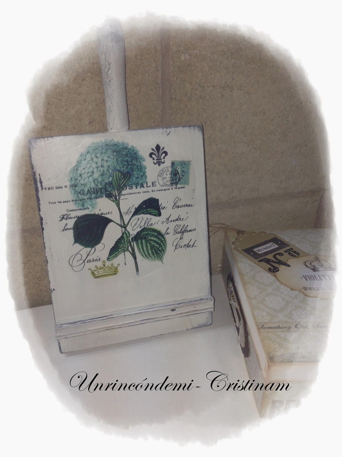 Un rincón de mi: De tabla de cortar a soporte de móviles.....dar otros