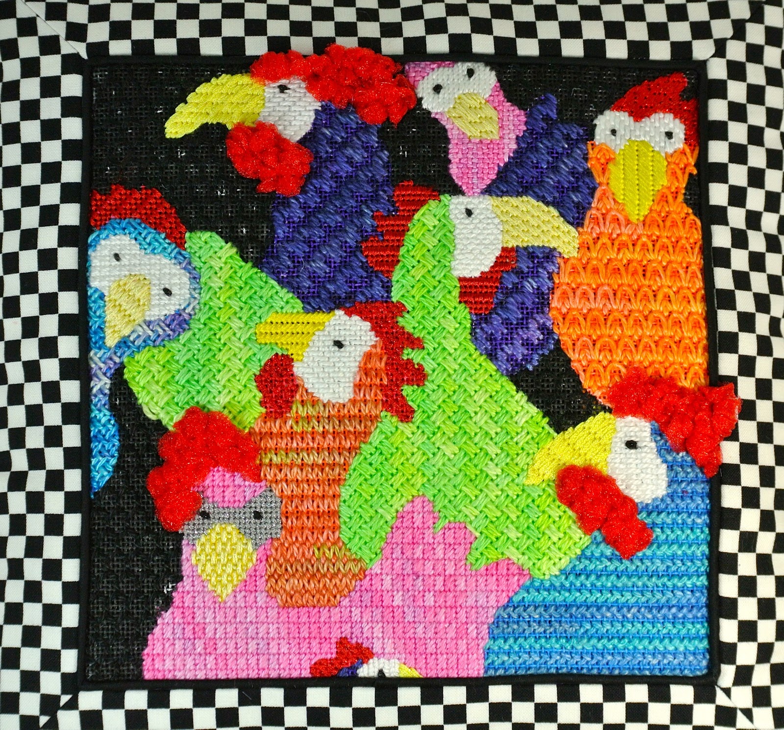 Waterweave Unique Needlepoint Canvases by Ellen Brown Star Tree