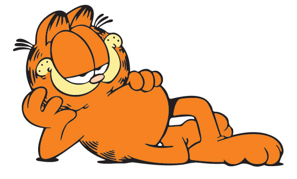 famous cartoon character garfield famous cartoon character garfield