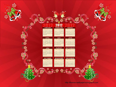 Christmas style calendar 2012