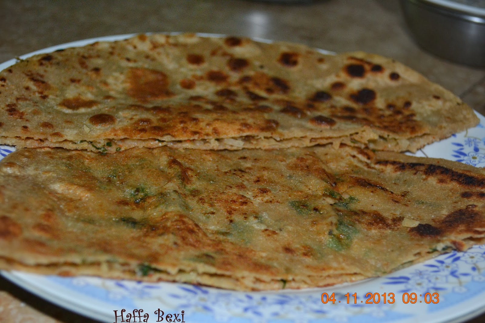 Radish Filled Chapati (Mooli ka paratha) Haffa's kitchen adventures