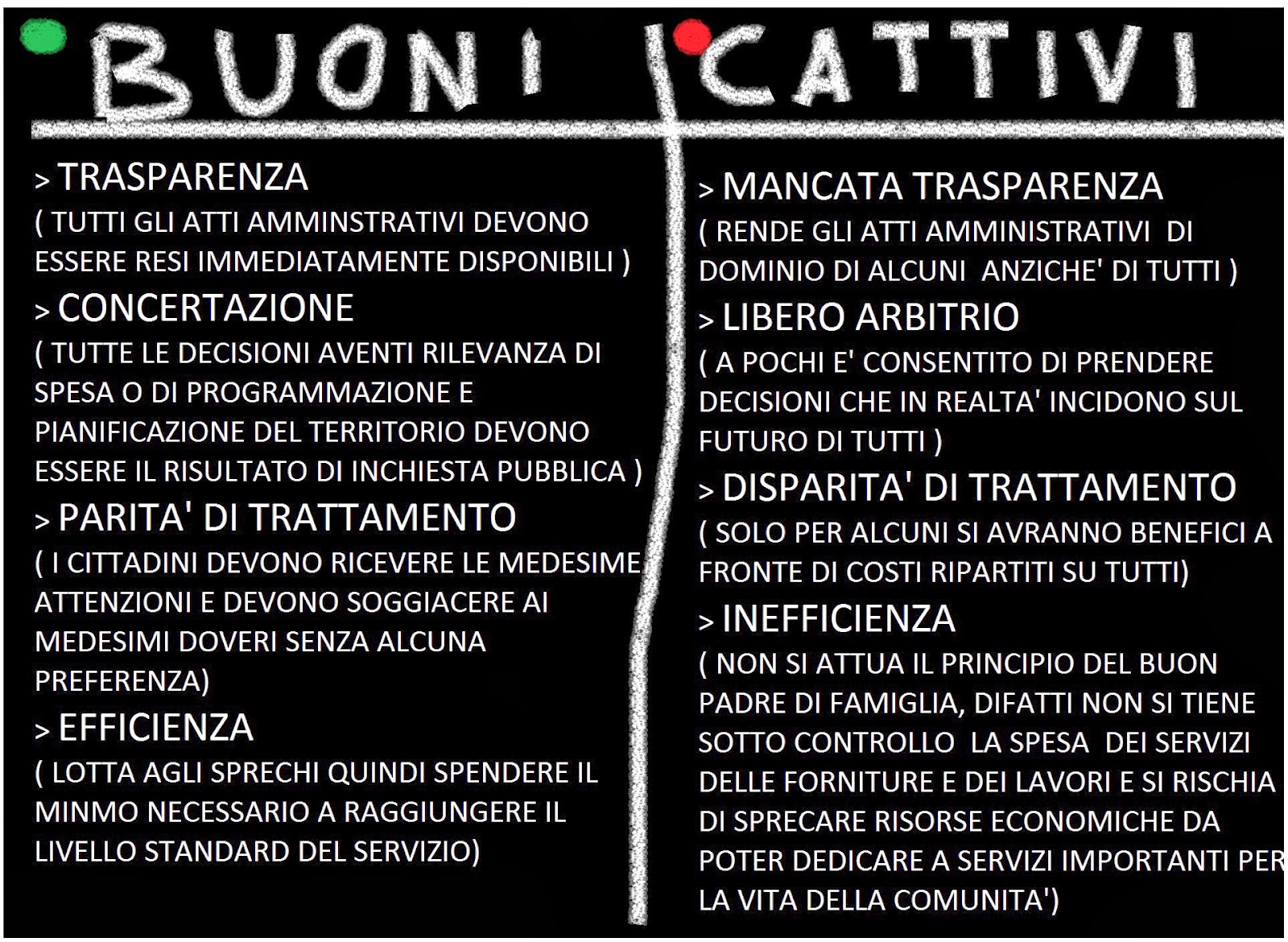 Civis Cesinali Sum I BUONI E CATTIVI PRINCI'PI