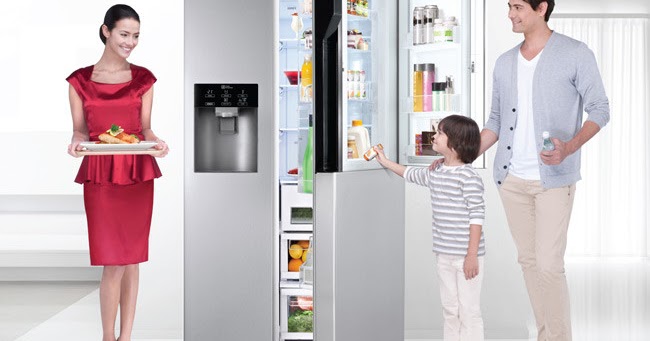 Cafran Cocinas: Frigoríficos de tres puertas: Door in Door de LG