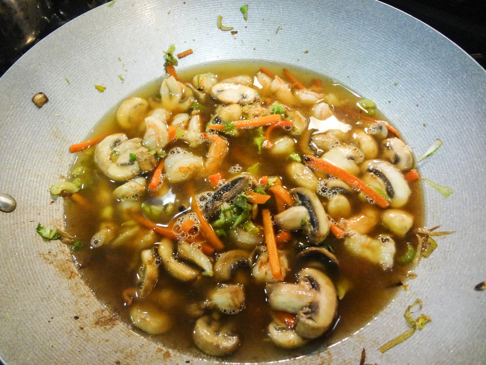 Artichokes & Anchovies StirFried Rice Noodles