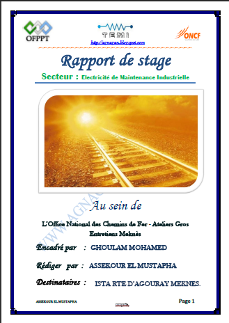 Rapport de stage maintenance informatique word