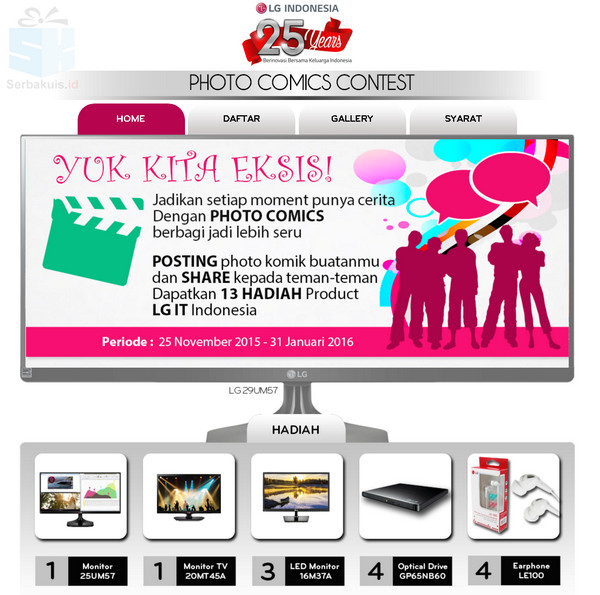 LG IT Photo Comic Contest Berhadiah 5 Monitor LG IT Photo Comic Contest Berhadiah 5 Monitor