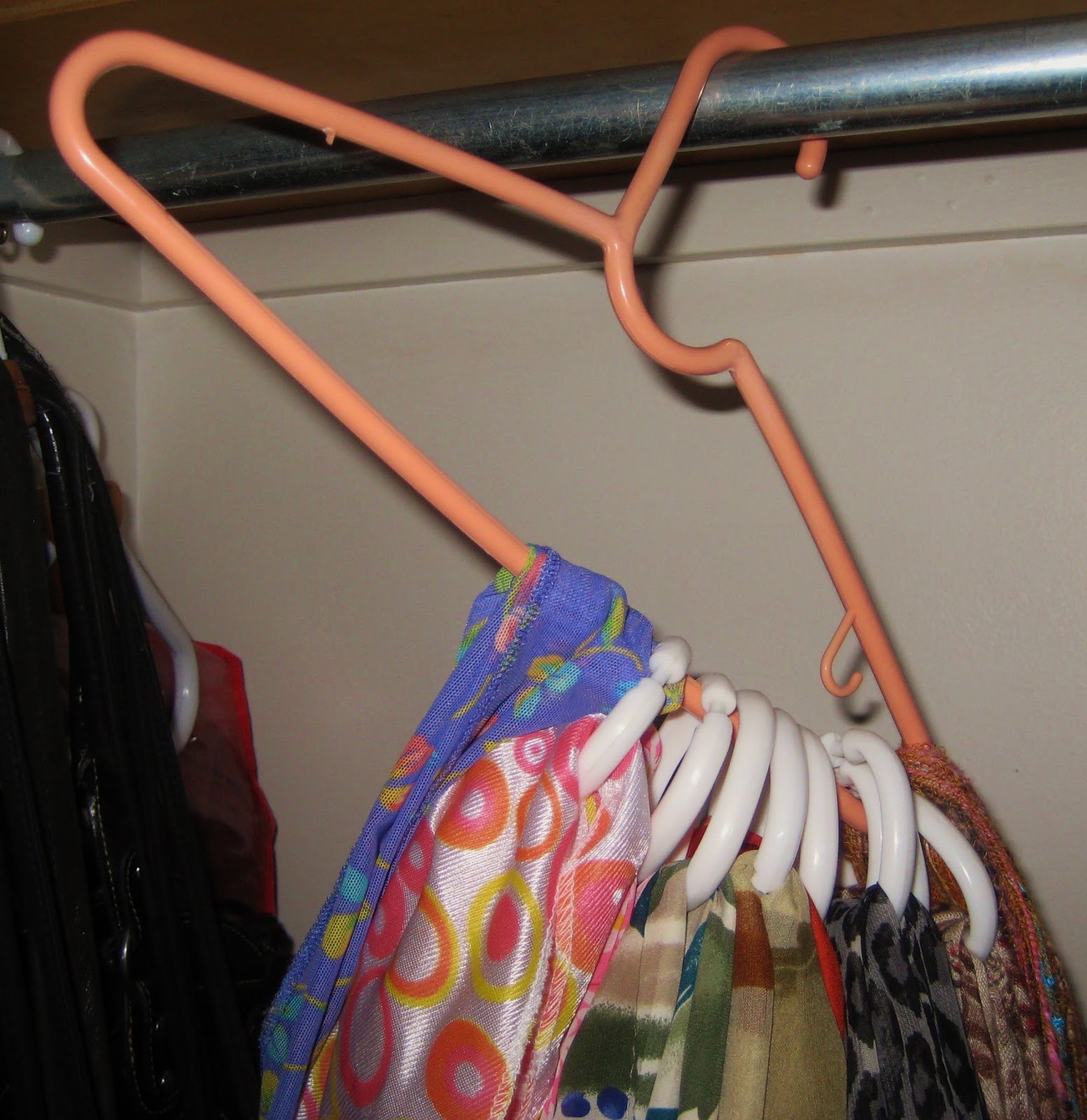 camp and cottage living How to Hang Scarves