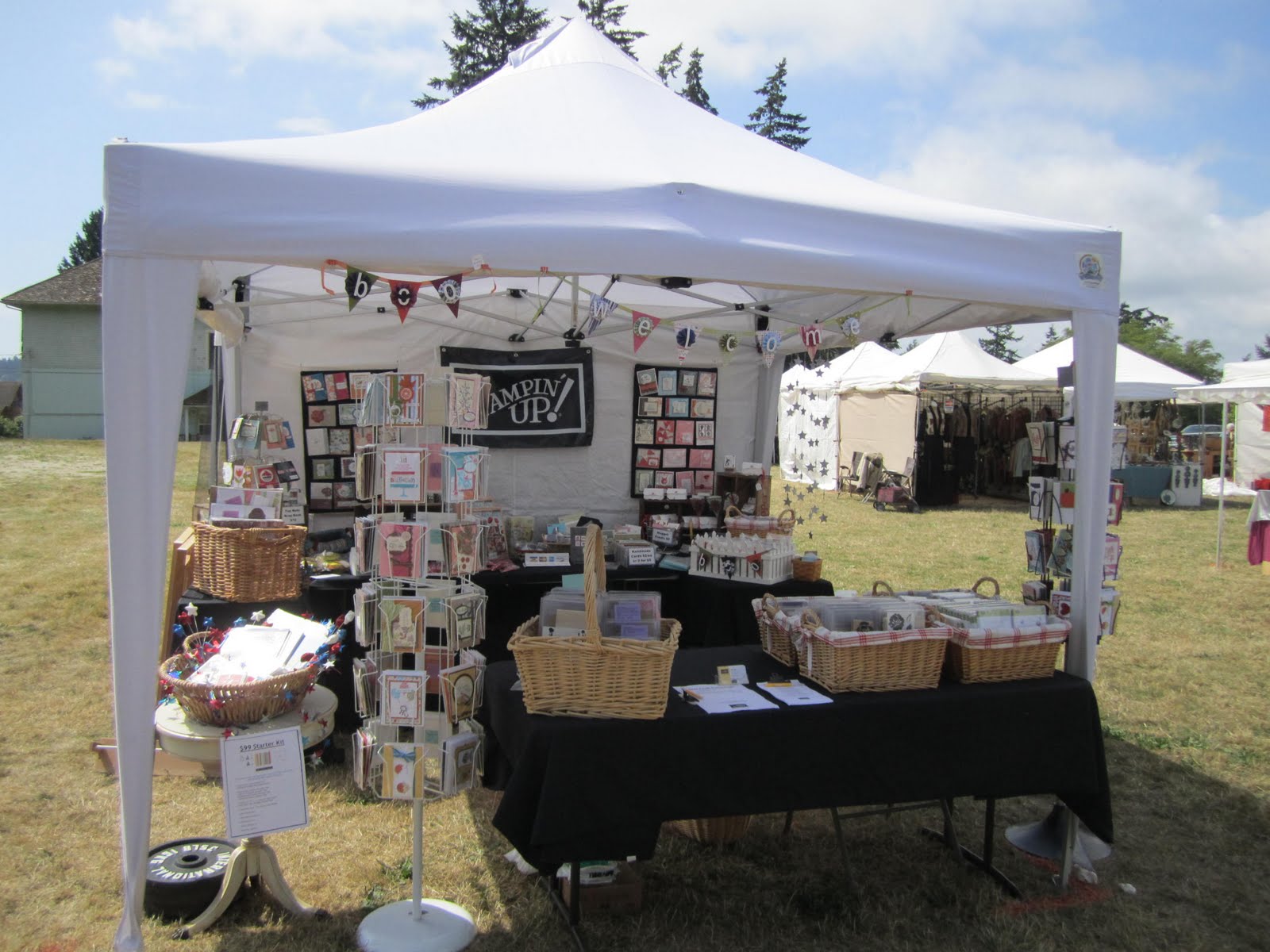 Goin' Over The Edge My booth at the Kitsap Arts & Crafts Festival