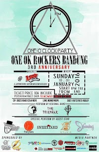  ONE OK ROCKERS BANDUNG 3rd ANNIVERSARY 