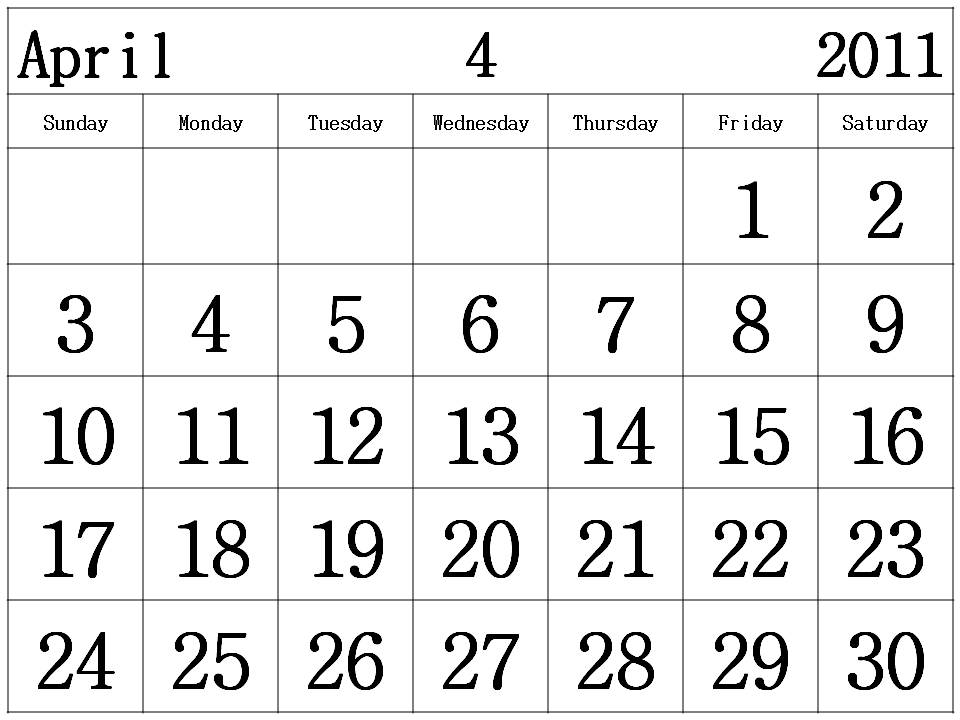 may 2011 printable calendar. Free Printable Calendar 2011