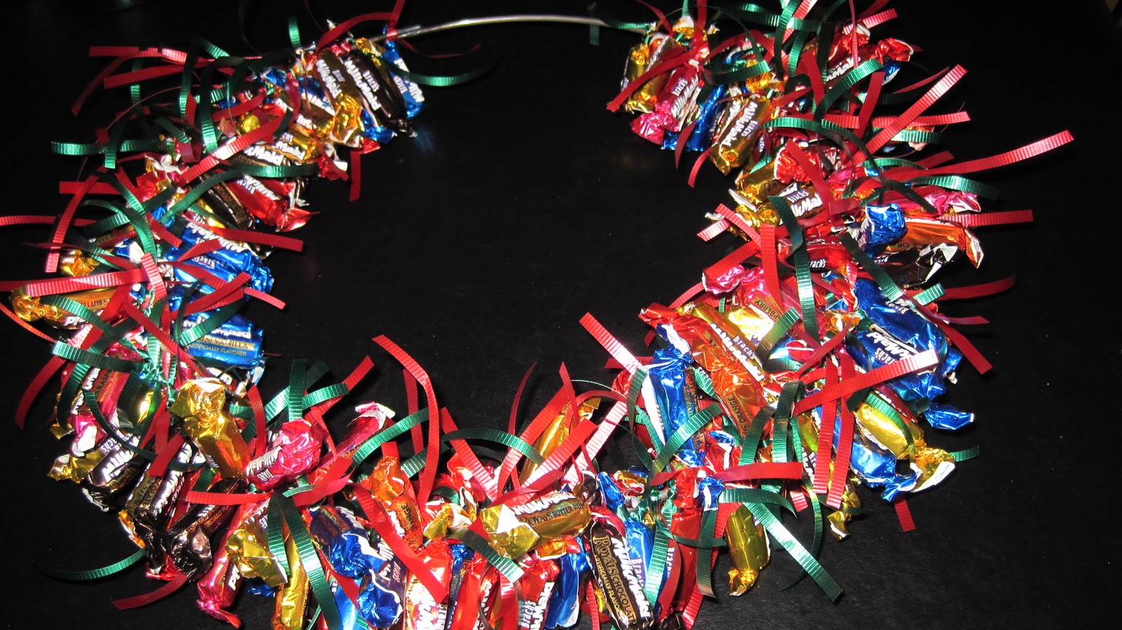 How to Make a Candy Wreath! At Home with Vicki Bensinger