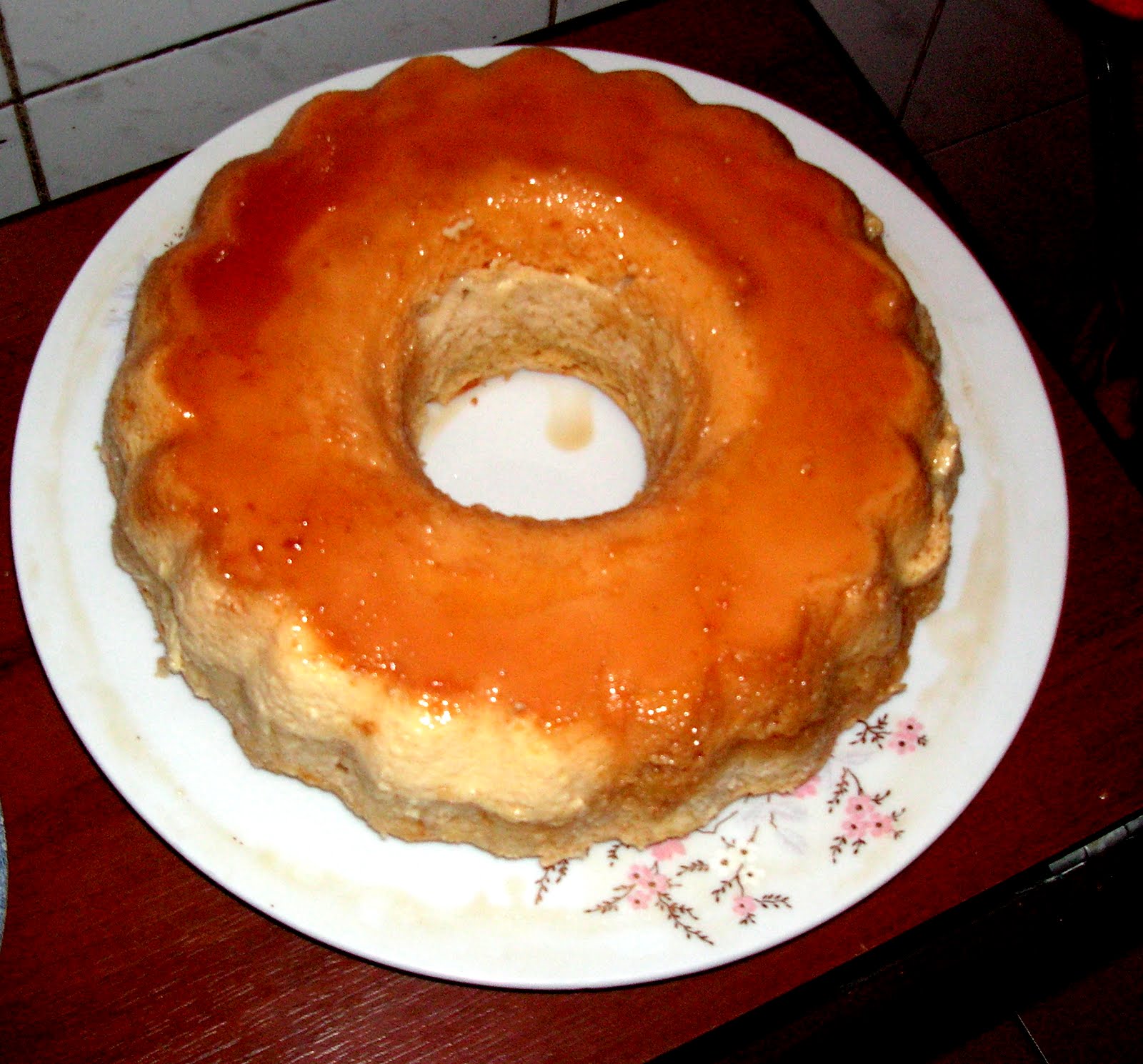 HÜZNÜN TADI Krem Karamelli Kek Yaptım.