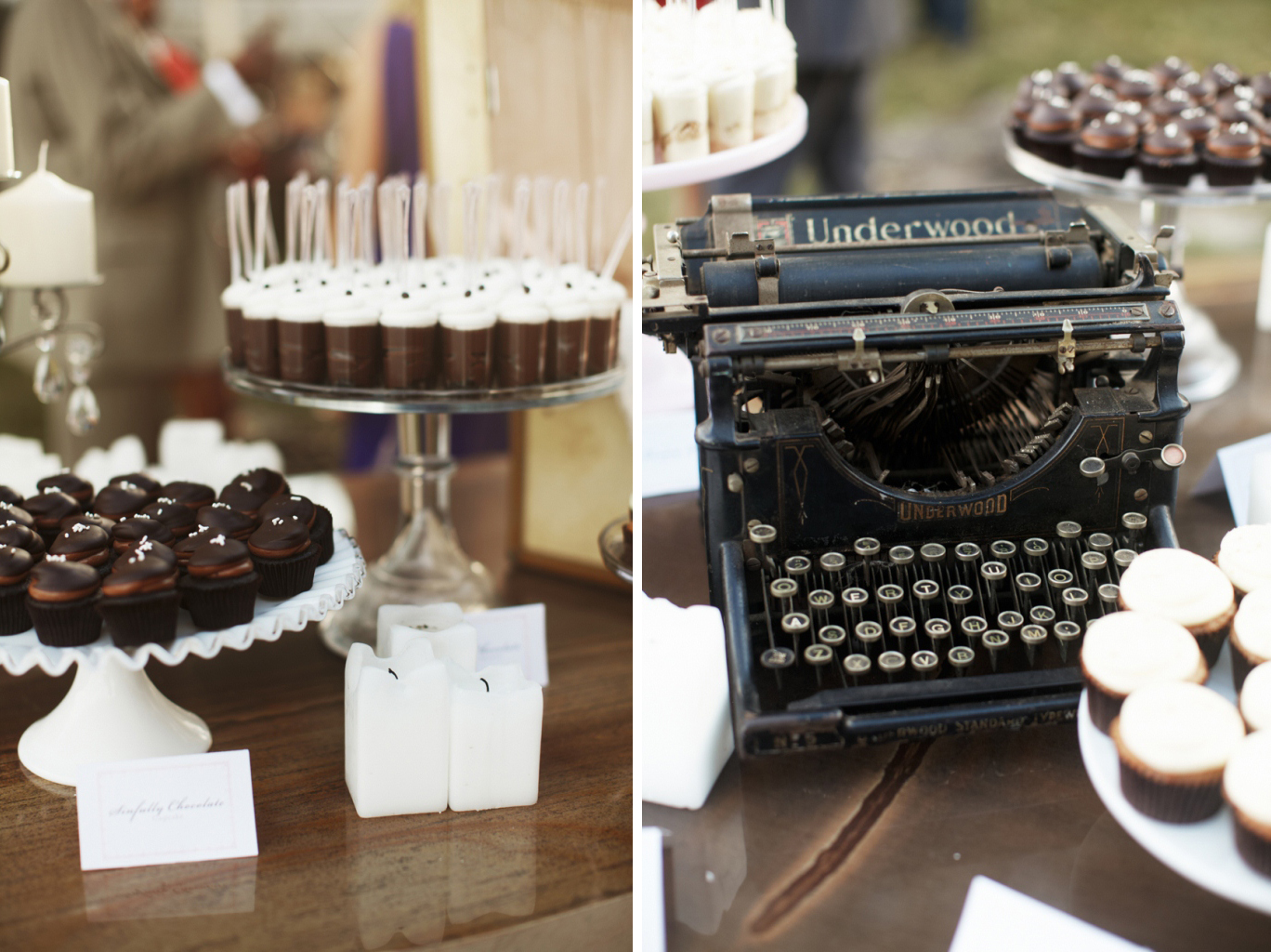 cocoa &amp; fig Twin Cities Wedding Mini Dessert Table and 4