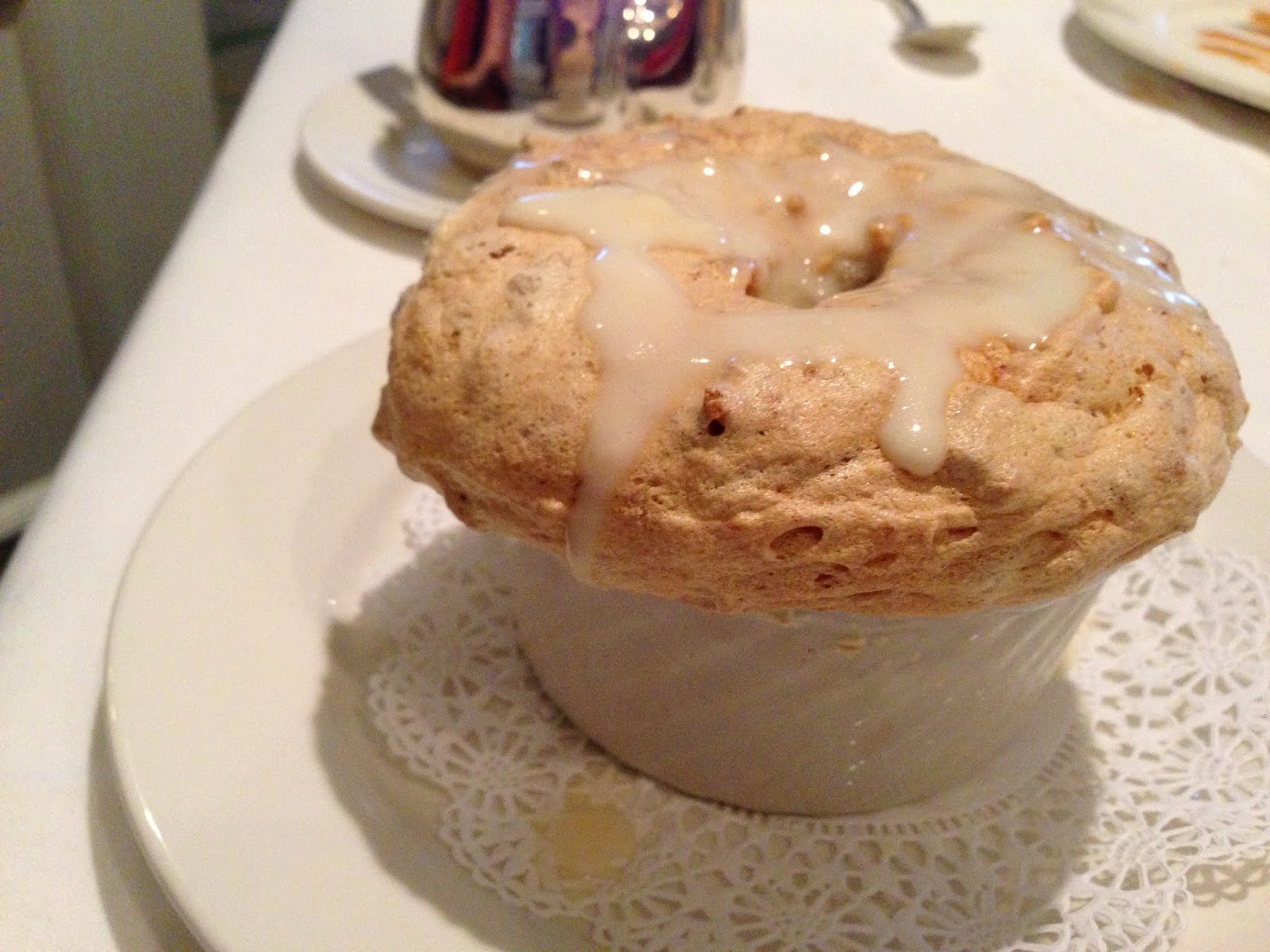Bread Pudding Soufflé with Whiskey Sauce Commander's Palace, New