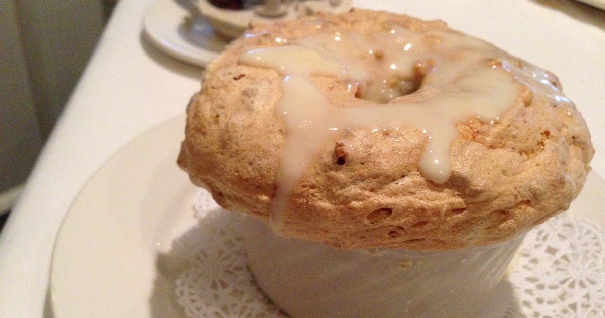 The Yen of an Epicurean Bread Pudding Soufflé with Whiskey Sauce