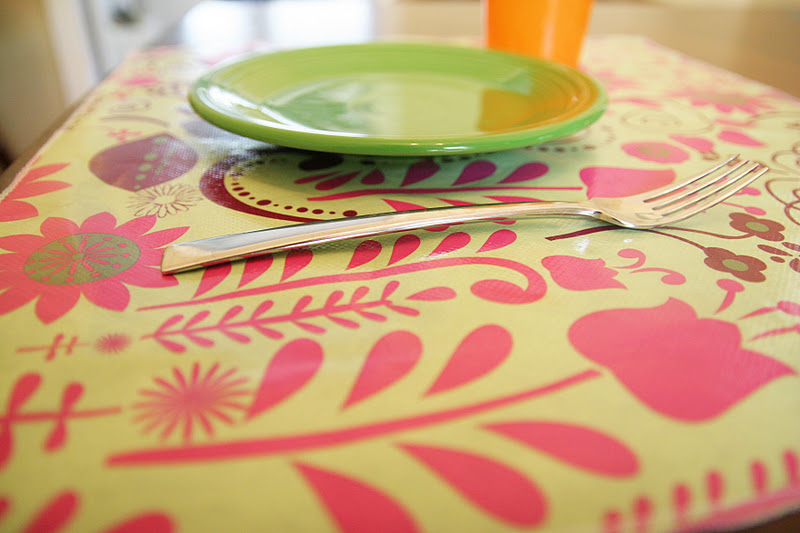 Repurposing Day 15 Waterproof Placemat Homemade Ginger