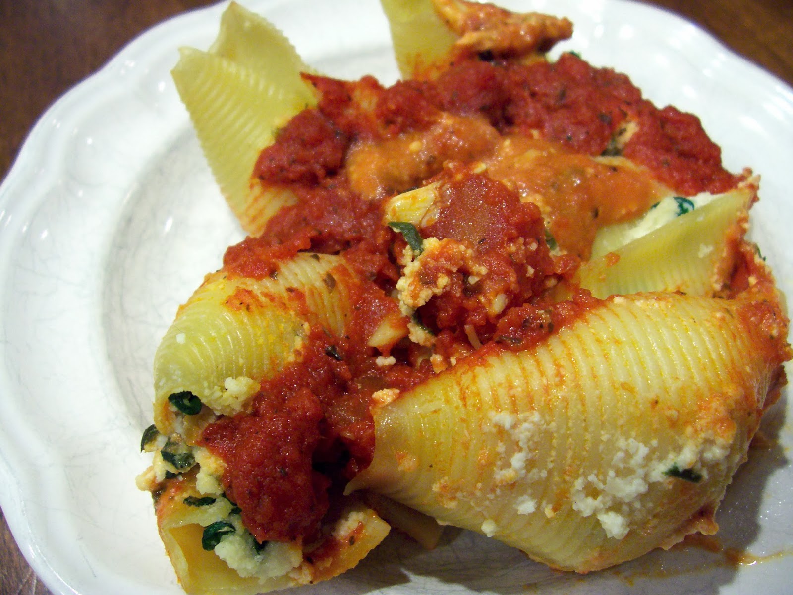 Dinner Peace Stuffed Shells with Almond Ricotta