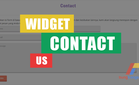 Cara Memasang Contact Us pada Halaman Statis di Blog