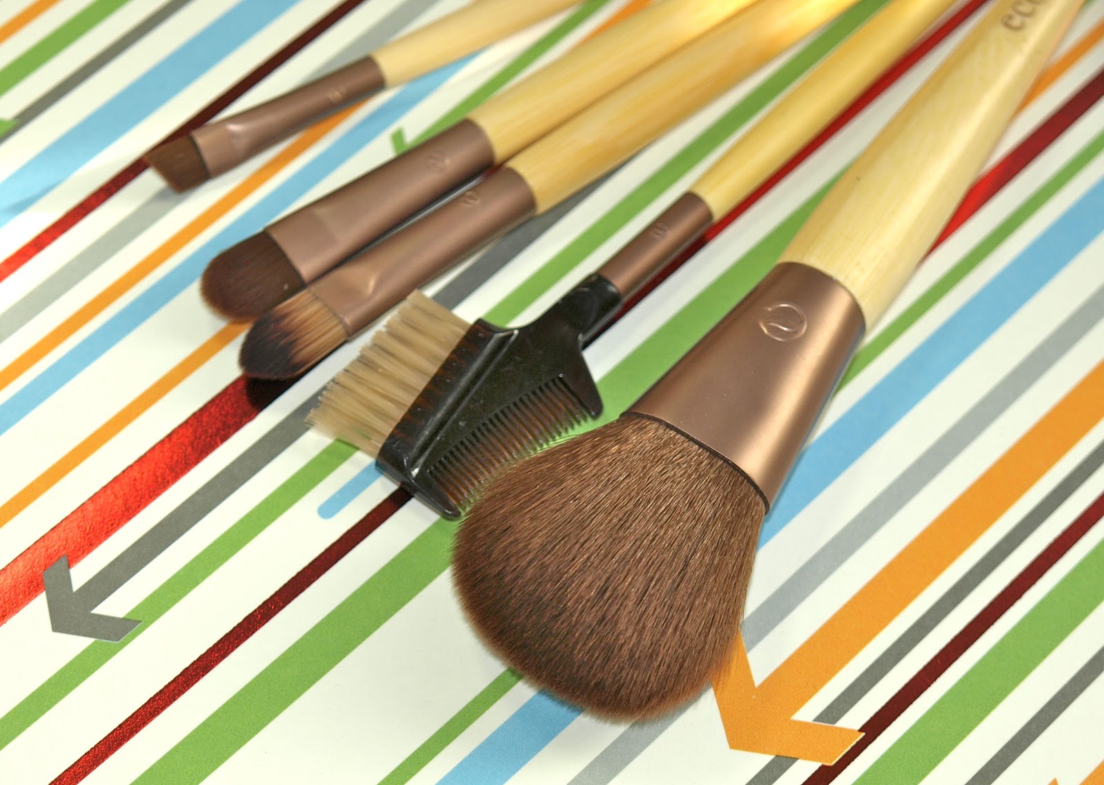 EcoTools 6 Piece Brush Sets Review The Happy Sloths Beauty, Makeup
