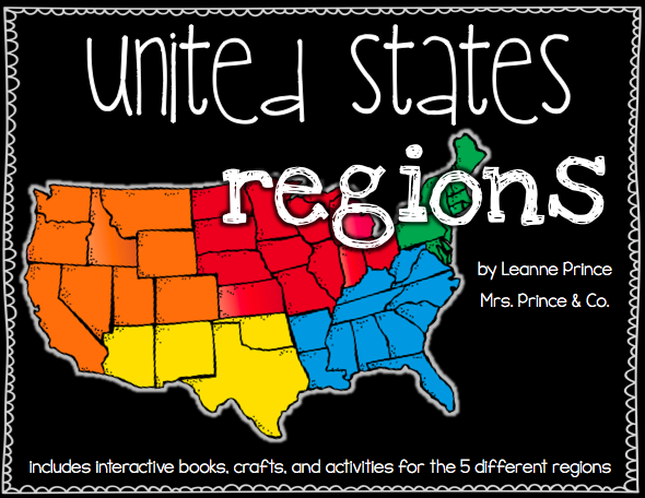 http://www.teacherspayteachers.com/Product/United-States-Regions-Fun-activities-for-teaching-about-US-Regions-607587
