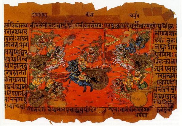 Kurukshetra do épico hindu Mahabharata, primeira obra literária da história