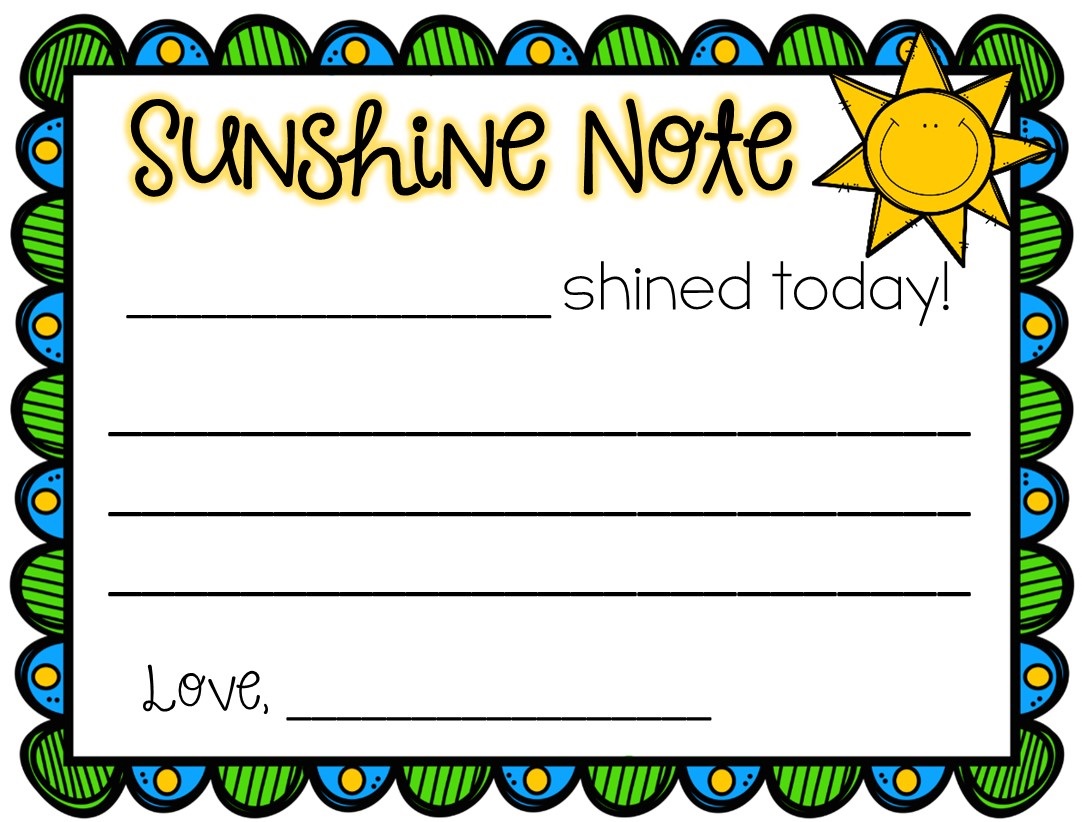 notes to teachers from parents