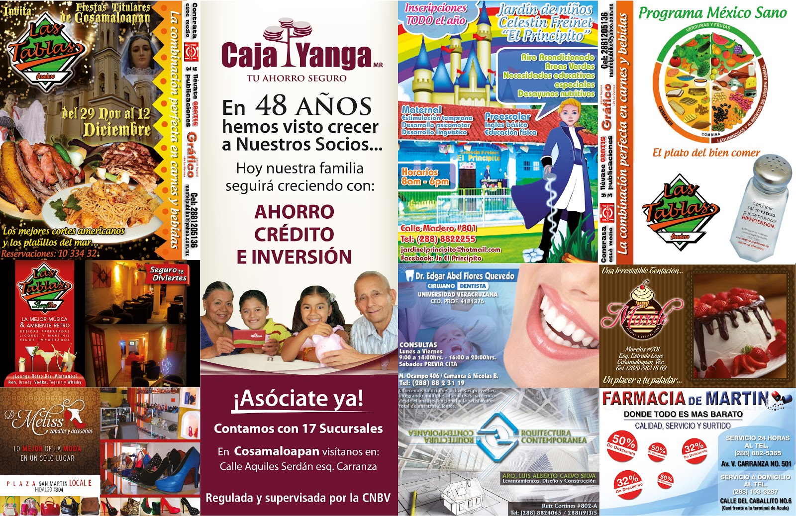 Publicidad en Cosamaloapan MantelPubliko 13 Edición MantelPubliko
