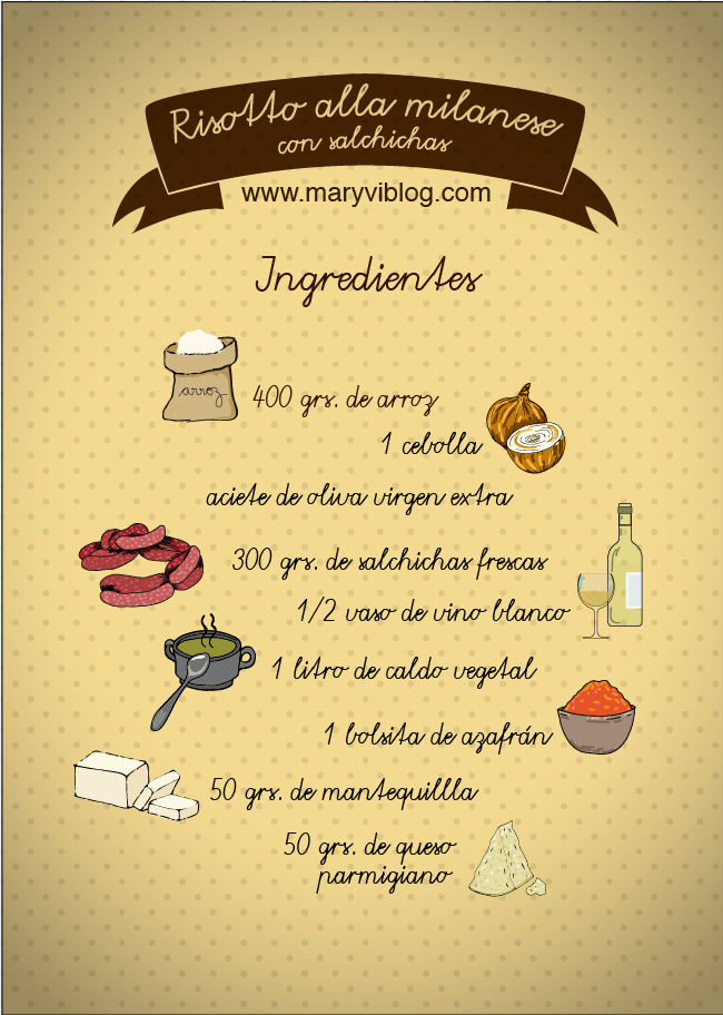 Mar&Vi Blog Hoy cocino yo Risotto alla milanese
