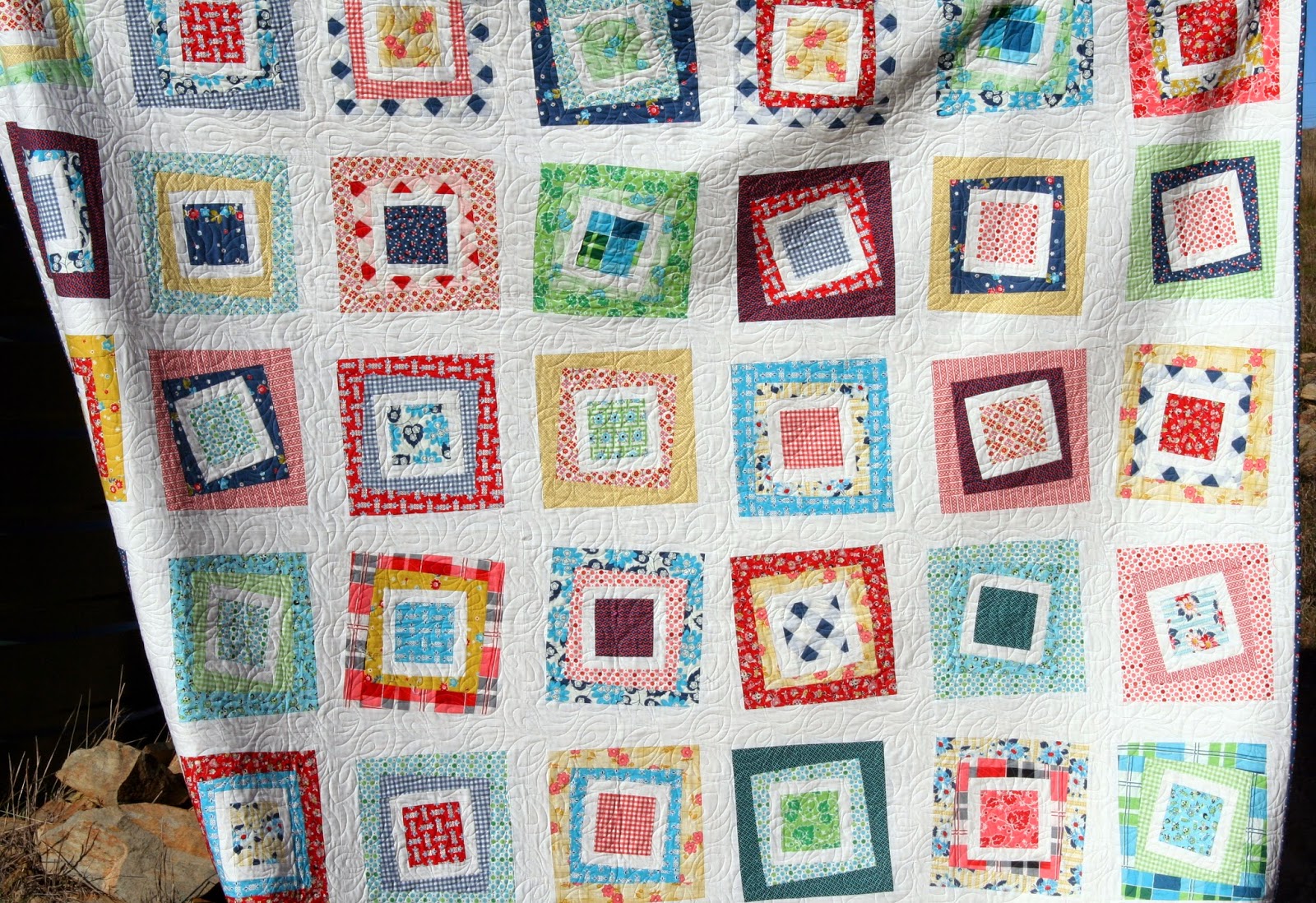 Gone Aussie Quilting DS Wonky Quilt Finish