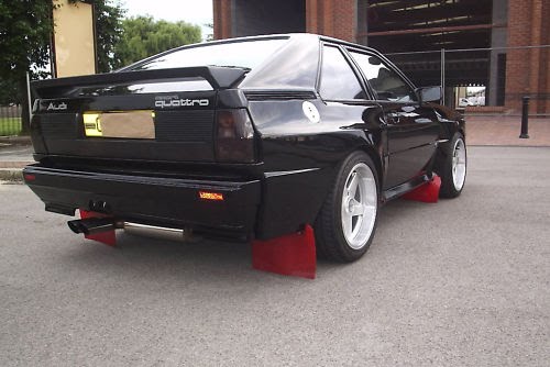 Black Audi Quattro
