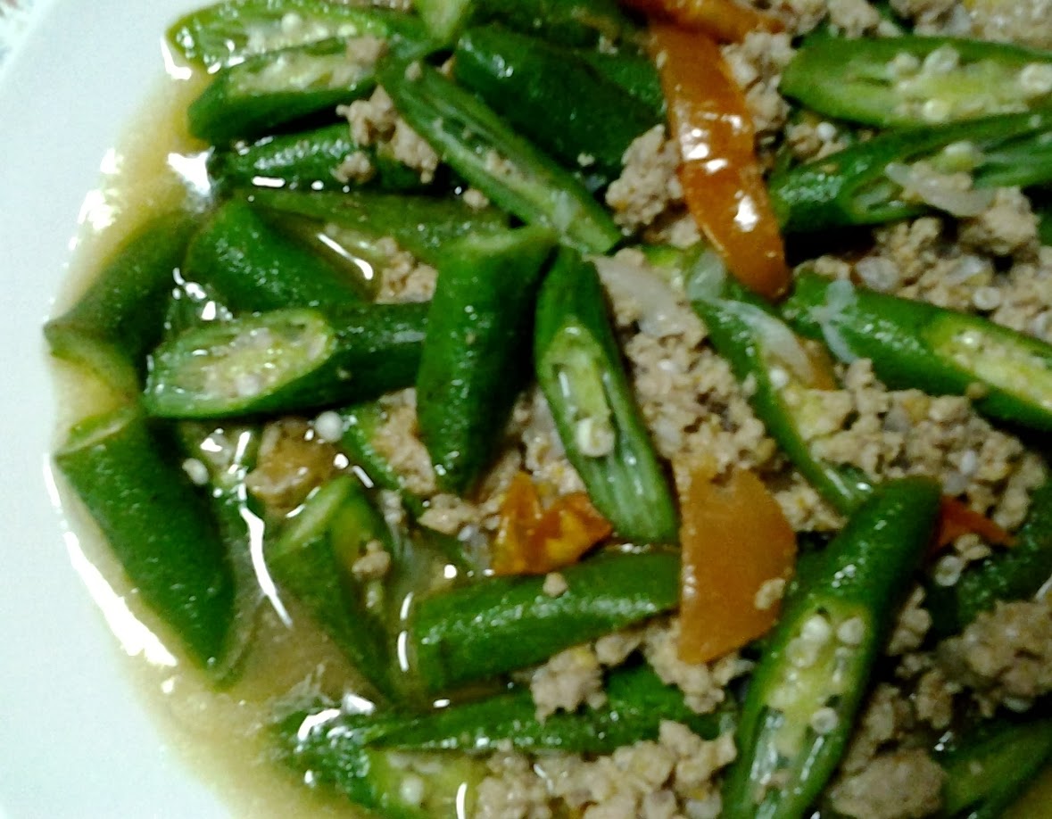 One Filipino Recipe at a Time Sauteed Okra