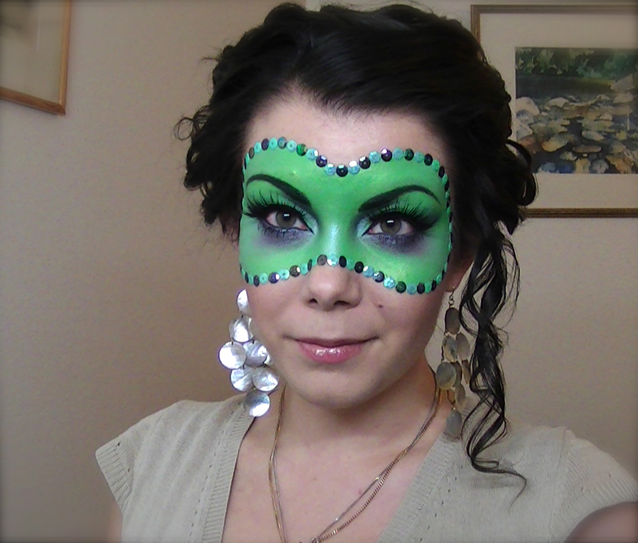 ClaireMakeupStudio Halloween Series Masquerade Ball Mask makeup tutorial