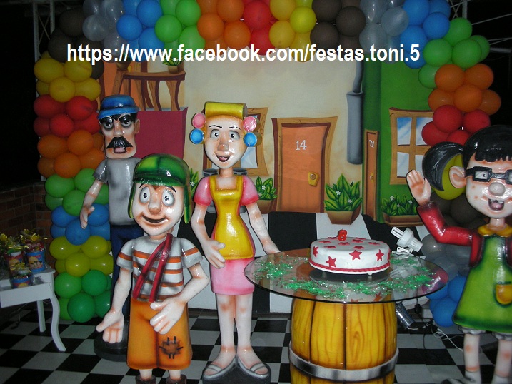 Festas Toni Decoração de Festa Infantil Chaves Cenário Festas Toni Decoração de Festa Infantil Chaves Cenário