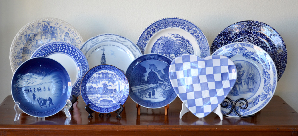 the copycat collector collection 171 blue and white plates royal copenhagen christmas dishes