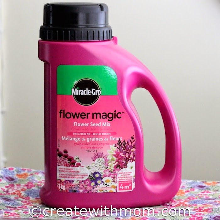 Create With Mom MiracleGro Flower Magic Adds Colour To Our Garden