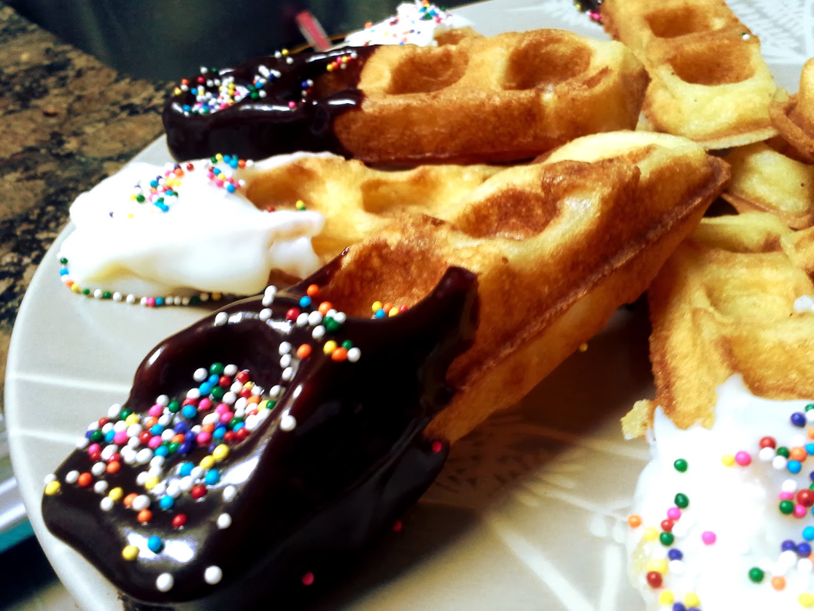 Ally in Cali Buttermilk mochi waffle sticks