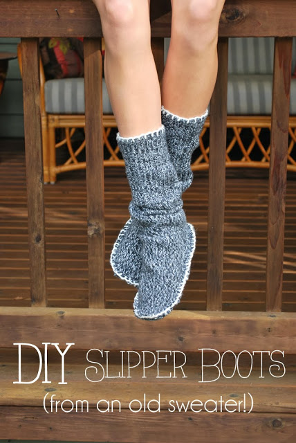 DIY Slipper Boots!