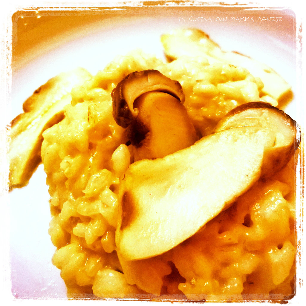 In Cucina con Mamma Agnese Risotto Funghi Porcini VeloceinTavola
