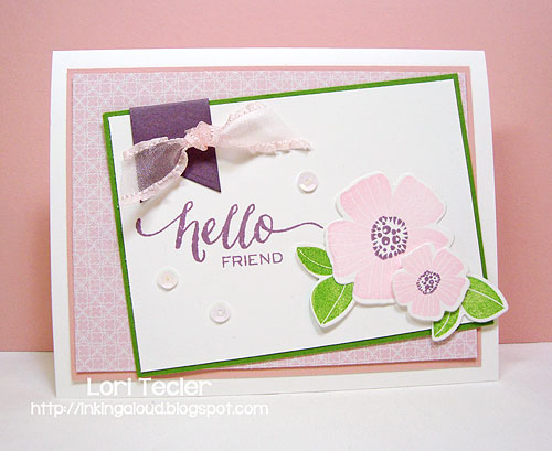 Hello Friend-designed by Lori Tecler/Inking Aloud-stamps and dies from WPlus9 Hello Friend-designed by Lori Tecler/Inking Aloud-stamps and dies from WPlus9