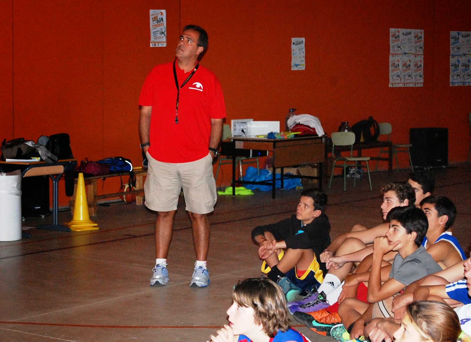 CEBasketcamp Tenerife 2014 Video 1º Entreno Táctica Ind