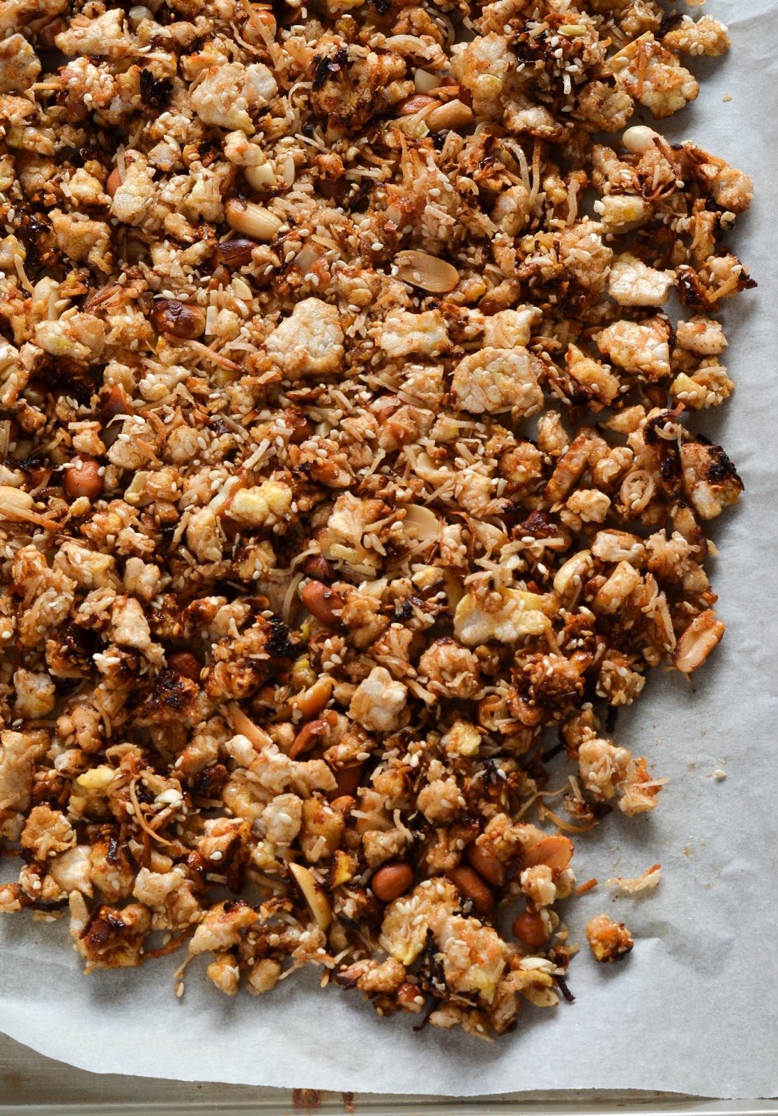 Meal times! // Coconut rice cake granola The moonblush Baker