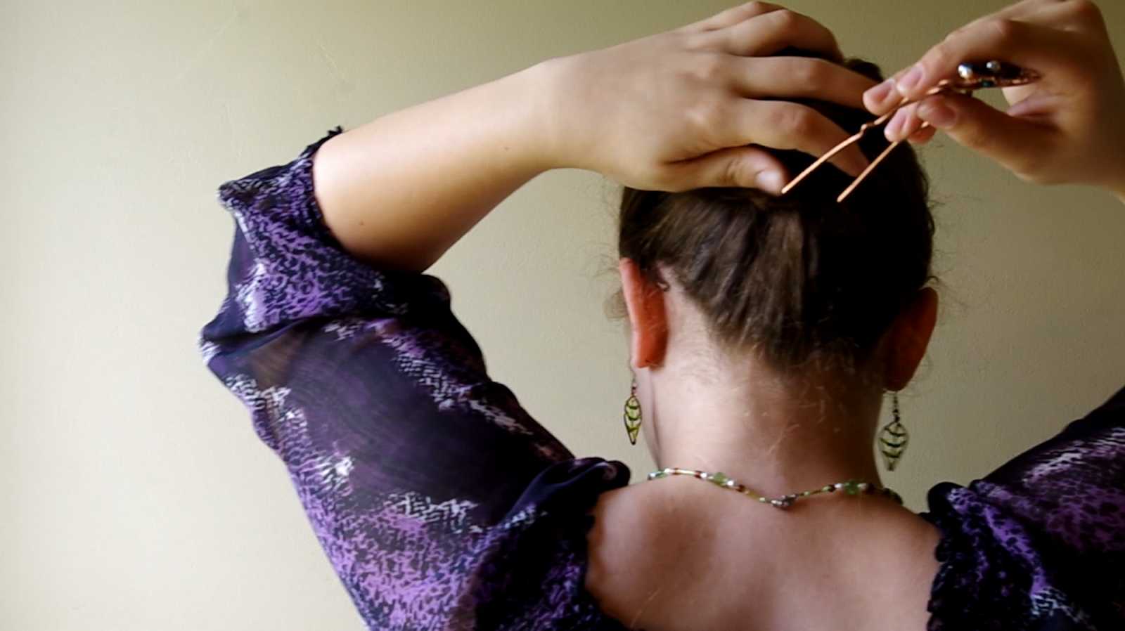 3 More Ways to Wear a Hair Fork For Long Hair Shealynn's Faerie Shoppe