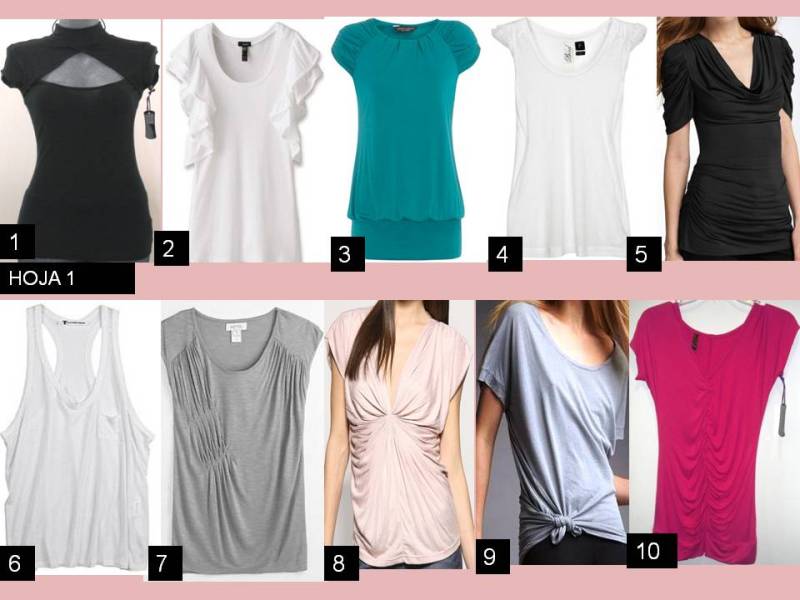 blusas basicas para dama
