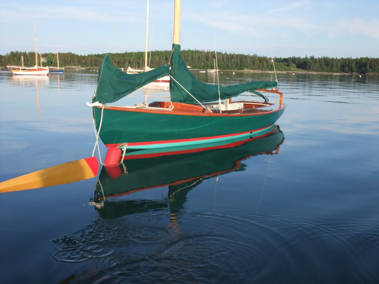 Postcards from JR and Christa Building a Boat at the WoodenBoat School