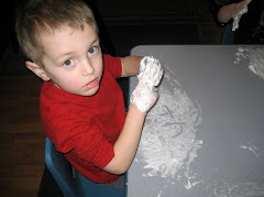 Shaving Cream Painting